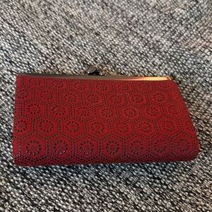 INDEN YA - Coin Elegant Red Clutch Bag